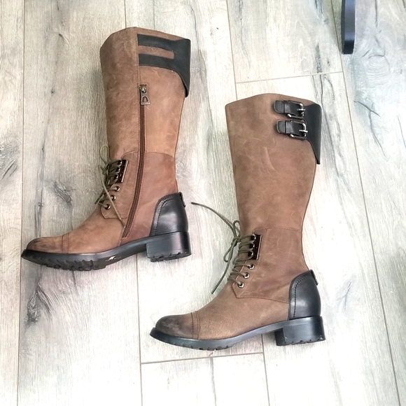 🆕️ BNWOT. RUDSAK Long Knee High Motorcycle Leather Boots. Size: EU 39 US 9. - Picture 3 of 14